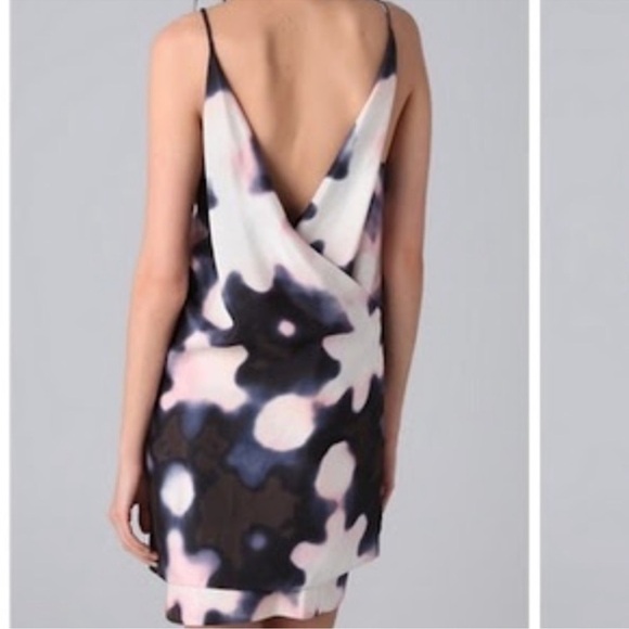 3.1 Phillip Lim Runaway boho abstract print silk backless mini dress size 6 - Picture 9 of 15
